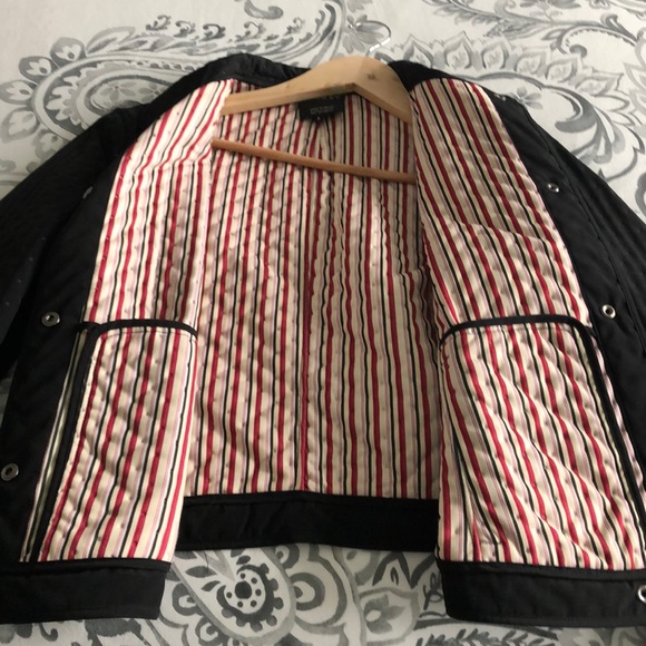 Black Hillary Radley quilted bomber style jacket - Picture 6 of 6